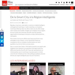 De la Smart City à la Région intelligente - 20/11/17