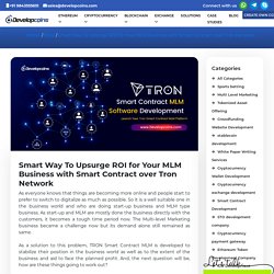 TRON Smart Contract MLM Software