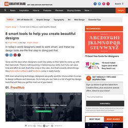8 smart tools to help you create beautiful designs