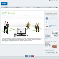 SMART Exchange: Easy-to-access educational content - SMART Technologies