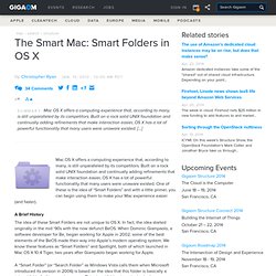The Smart Mac: Smart Folders in OS X
