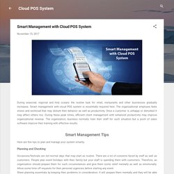 Smart Management with Cloud POS System