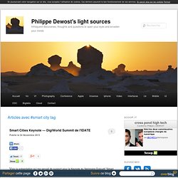 smart city - Philippe Dewost's light sources