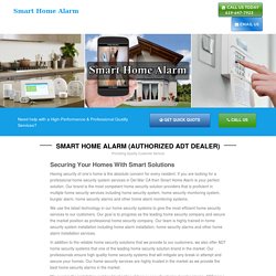 Smart Home Alarm, best home security alarms services Del Mar CA