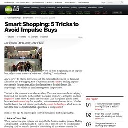 Smart Shopping: 5 Tricks to Avoid Impulse Buys - CBS MoneyWatch.com