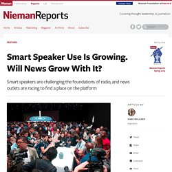Smart Speaker Use Is Growing. Will News Grow With It?