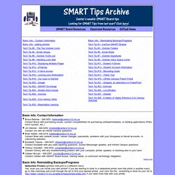 SMART Tips Archives