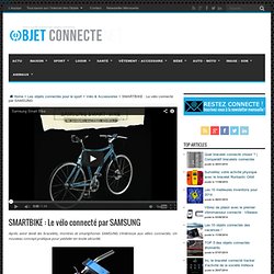 SMARTBIKE : Le vélo connecté par SAMSUNG