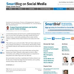 SmartBlog on Social Media - Best practices, case studies and insights on social media marketing for business