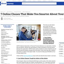 Get Smarter About Your Money With Free Online Classes