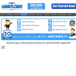 Fast Loans With Bad Credit