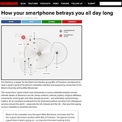 How your smartphone betrays you all day long
