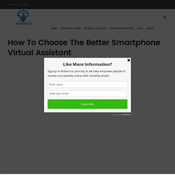 Smartphone Virtual Assistant Review & Comparison