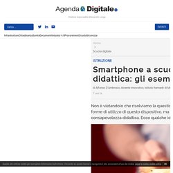 Smartphone a scuola, come aiuta la didattica: gli esempi concreti