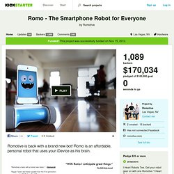 Romo - The Smartphone Robot for Everyone by Romotive