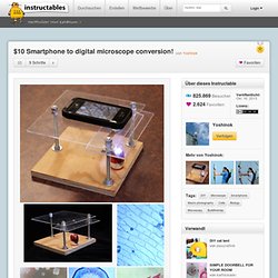 $10 Smartphone to digital microscope conversion!