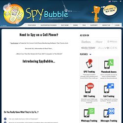 Cell Phone Spy Software