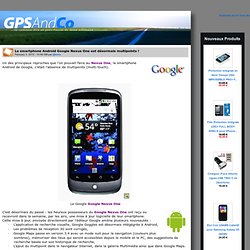 Le smartphone Android Google Nexus One est désormais multipoints