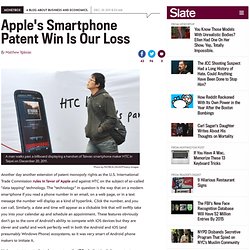 Apple Wins Smartphone Patent Lawsuit