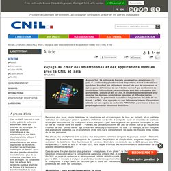 Voyage au cœur des smartphones et des applications mobiles avec la CNIL et Inria