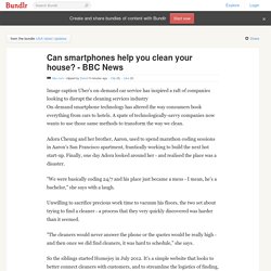 Can smartphones help you clean your house? - BBC News