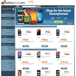 Cell Phones and Smartphones for Sale from Verizon Wireless, Sprint, T-Mobile, and more!