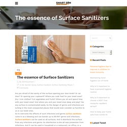 Smartsan - The essence of Surface Sanitizers