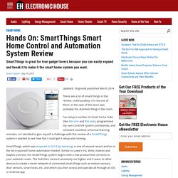 Hands On: SmartThings Smart Home Control and Automation System Review - EH Network