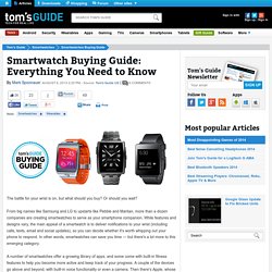 Smartwatch Buying Guide - Everything You Need to Know