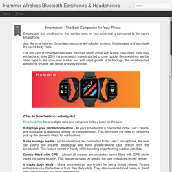 Hammer Wireless Bluetooth Earphones & Headphones