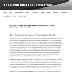 Smashing Success: Using a Smashbook Journal in the General Education Literature Classroom – Teaching College Literature