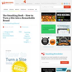 The Smashing Book - How to Turn a Site into a Remarkable Brand - Smashing Magazine