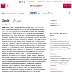 Smith, Adam nell'Enciclopedia Treccani