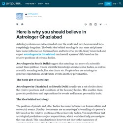 Here is why you should believe in Astrologer Ghaziabad: smithjayden — LiveJournal