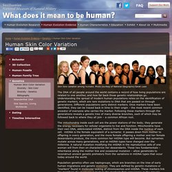 The Smithsonian Institution's Human Origins Program