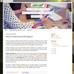 SML SOLUTIONS: Why do I need to use an SEO agency?
