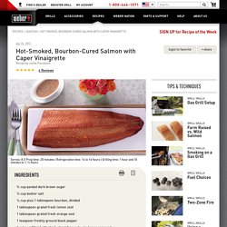 Hot-Smoked, Bourbon-Cured Salmon