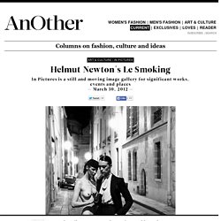 Helmut Newton's Le Smoking