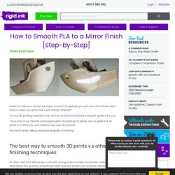 How to Smooth Your PLA Prints to a Mirror Finish - Step-by-Step