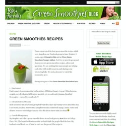 Best Green Smoothie Recipes