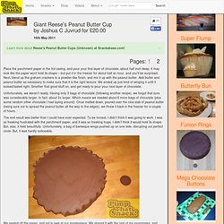 Giant Reese's Peanut Butter Cup