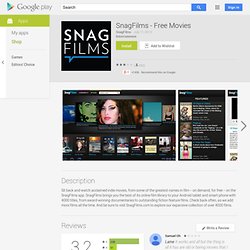 SnagFilms - Apps on Android Market