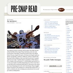 Pre-Snap Read: A College Football Blog