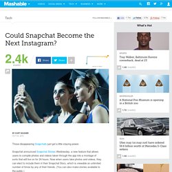 Could Snapchat Become the Next Instagram?