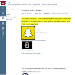 Snapchat History Project