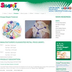 SNAPPI Diaper Fastener: Snappi Baby
