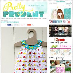 Snappy Toddler Dress