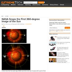 NASA Snaps the First 360-degree Image of the Sun - Technology News by ExtremeTech