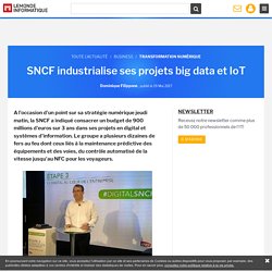 SNCF industrialise ses projets big data et IoT
