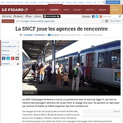 La SNCF joue les agences de rencontre